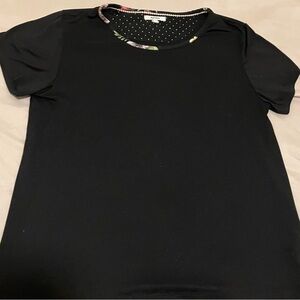 Kensie Black Short Sleeve Tee
